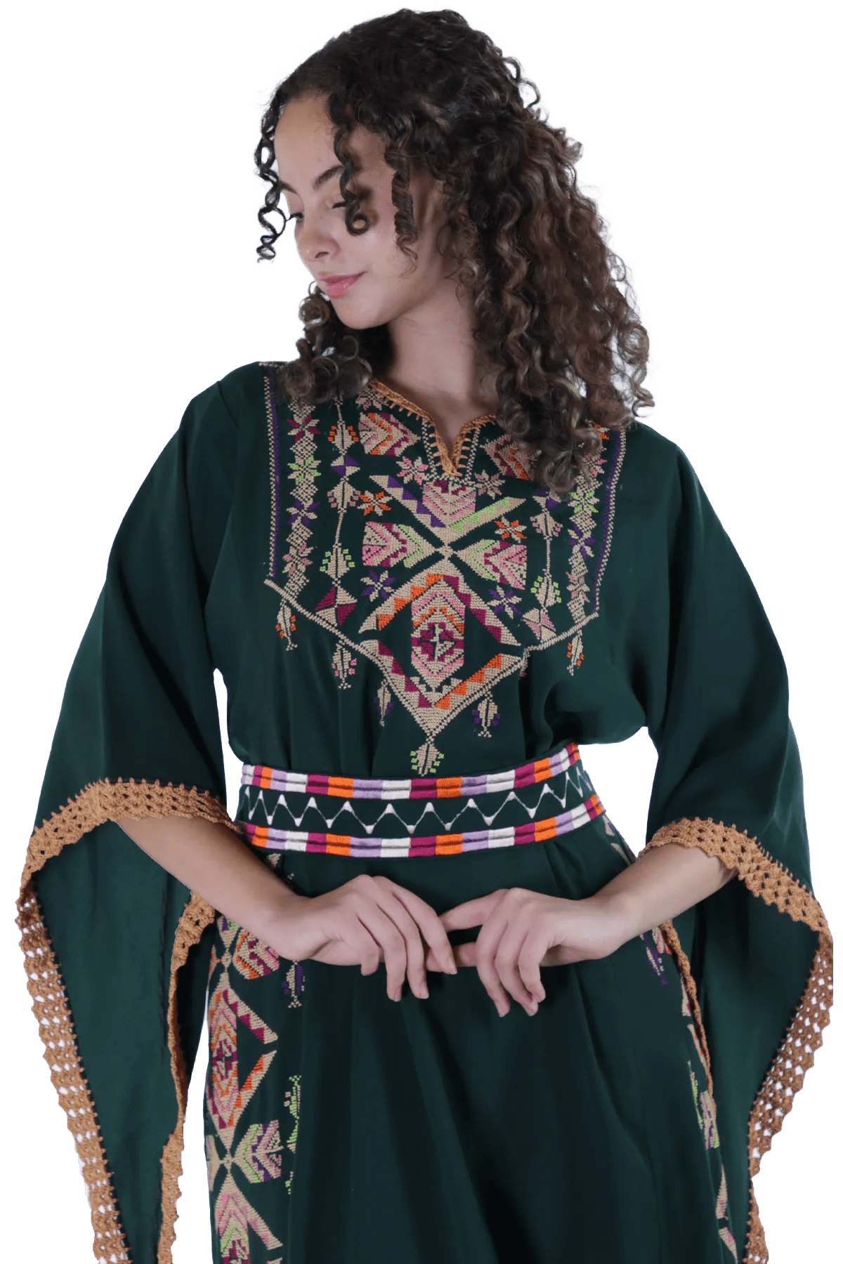 Greenly Hand-stitched Thoub