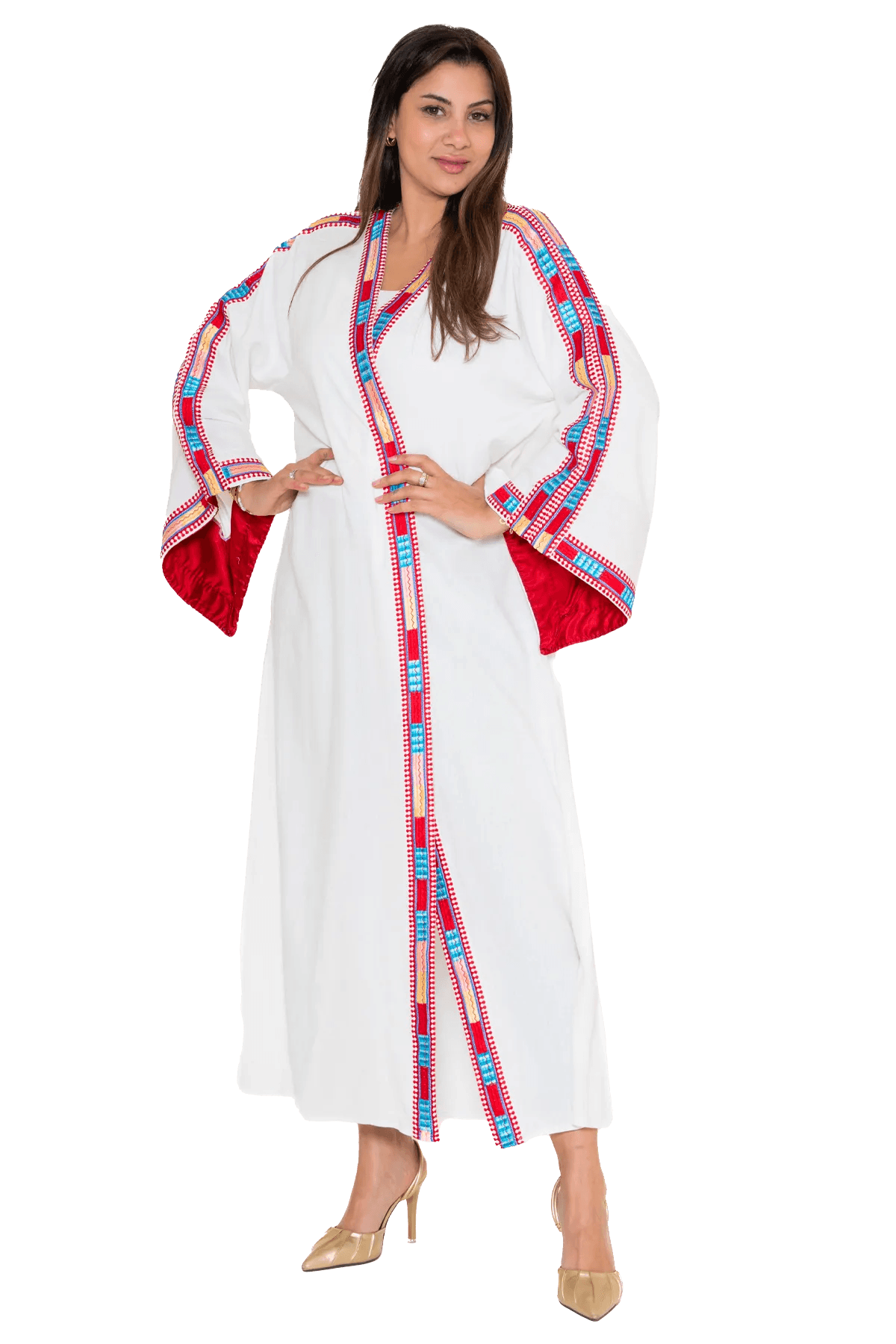Manajel white Bisht