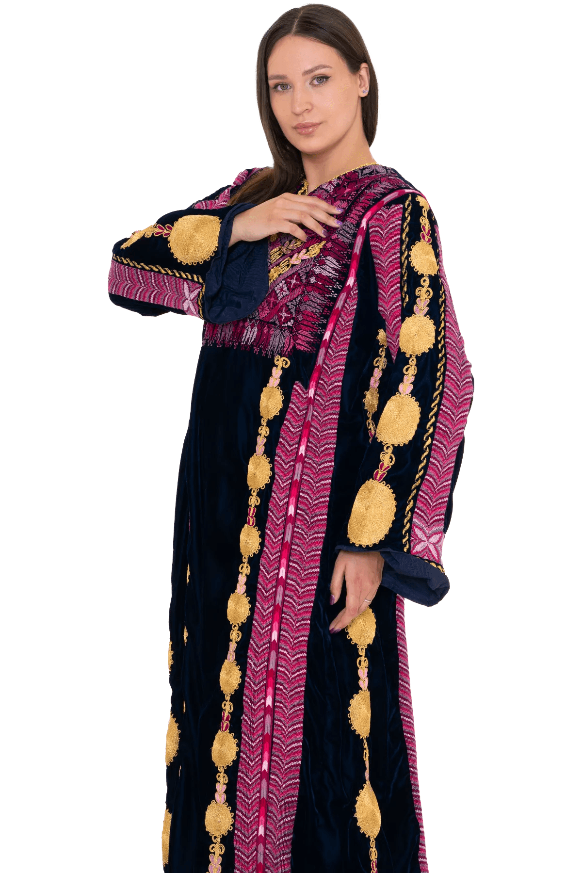 Hand-stitched velvet Mallacca