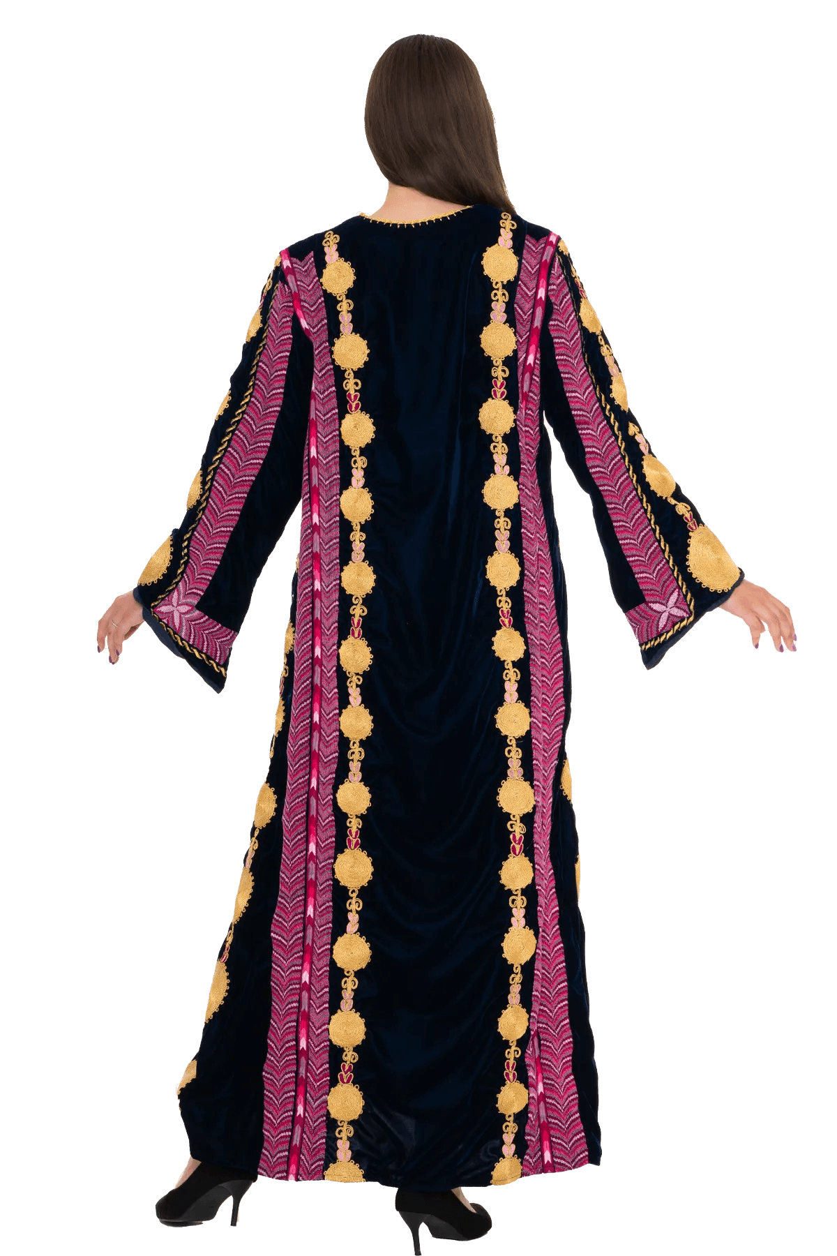 Hand-stitched velvet Mallacca