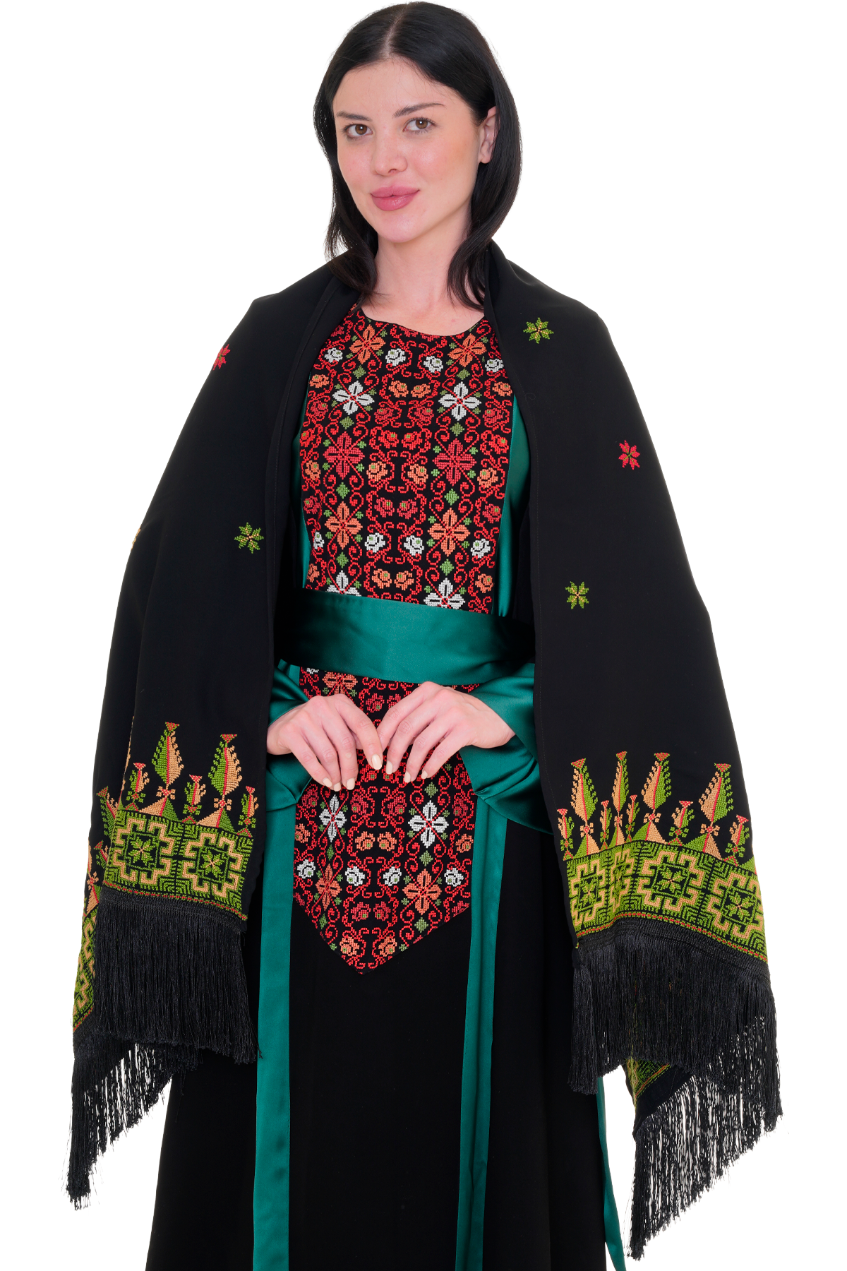 Fallahi Hand-stitched Shawl