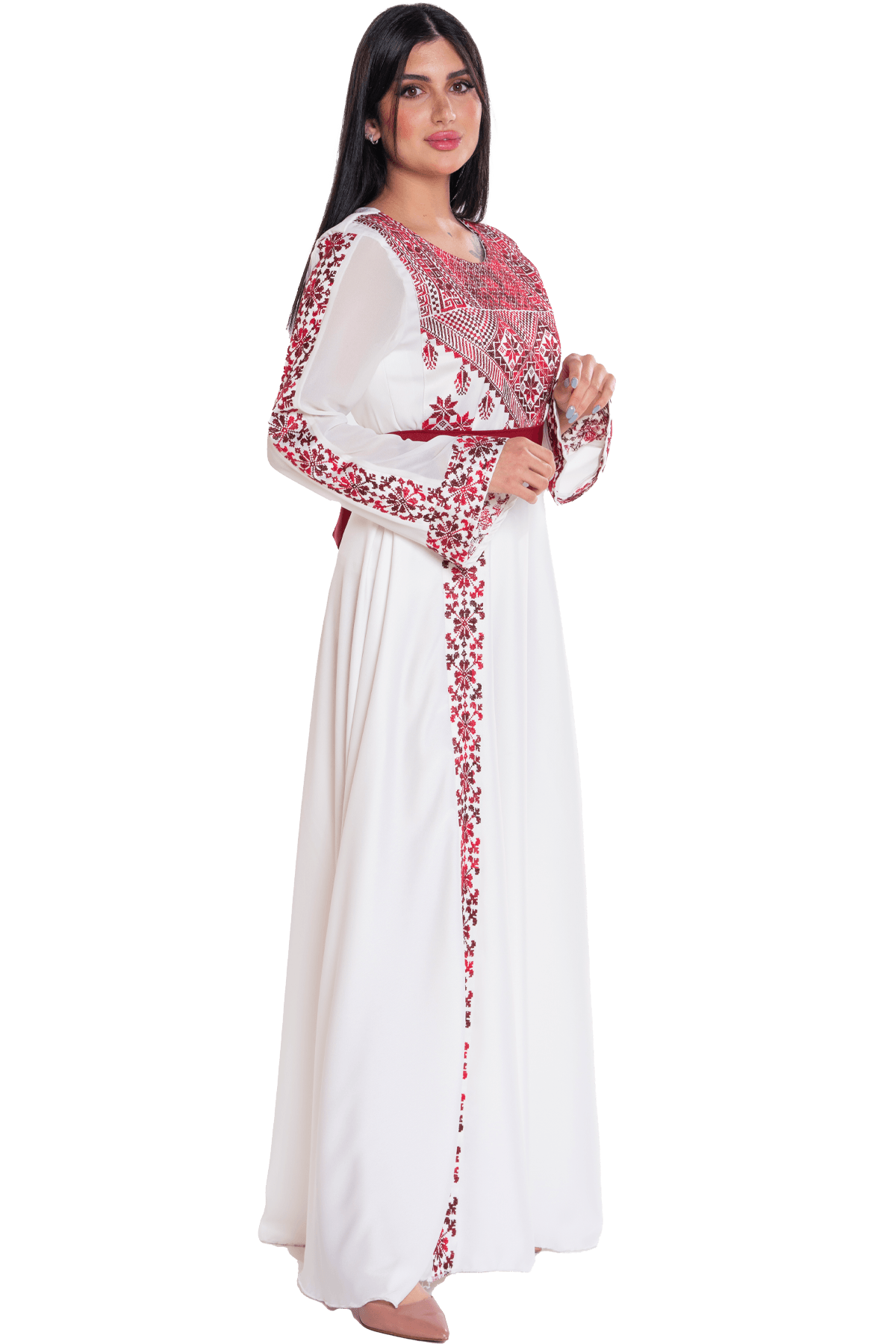 Hand-stitched Thoub