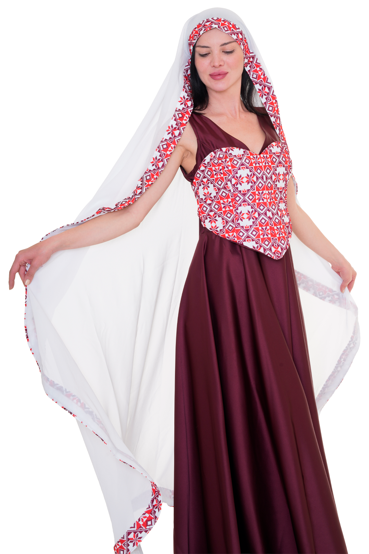 Bridal Embroidered dress