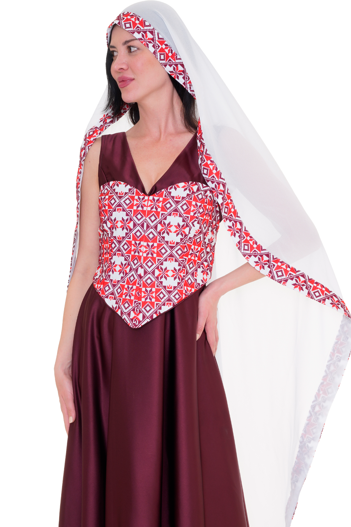 Bridal Embroidered dress