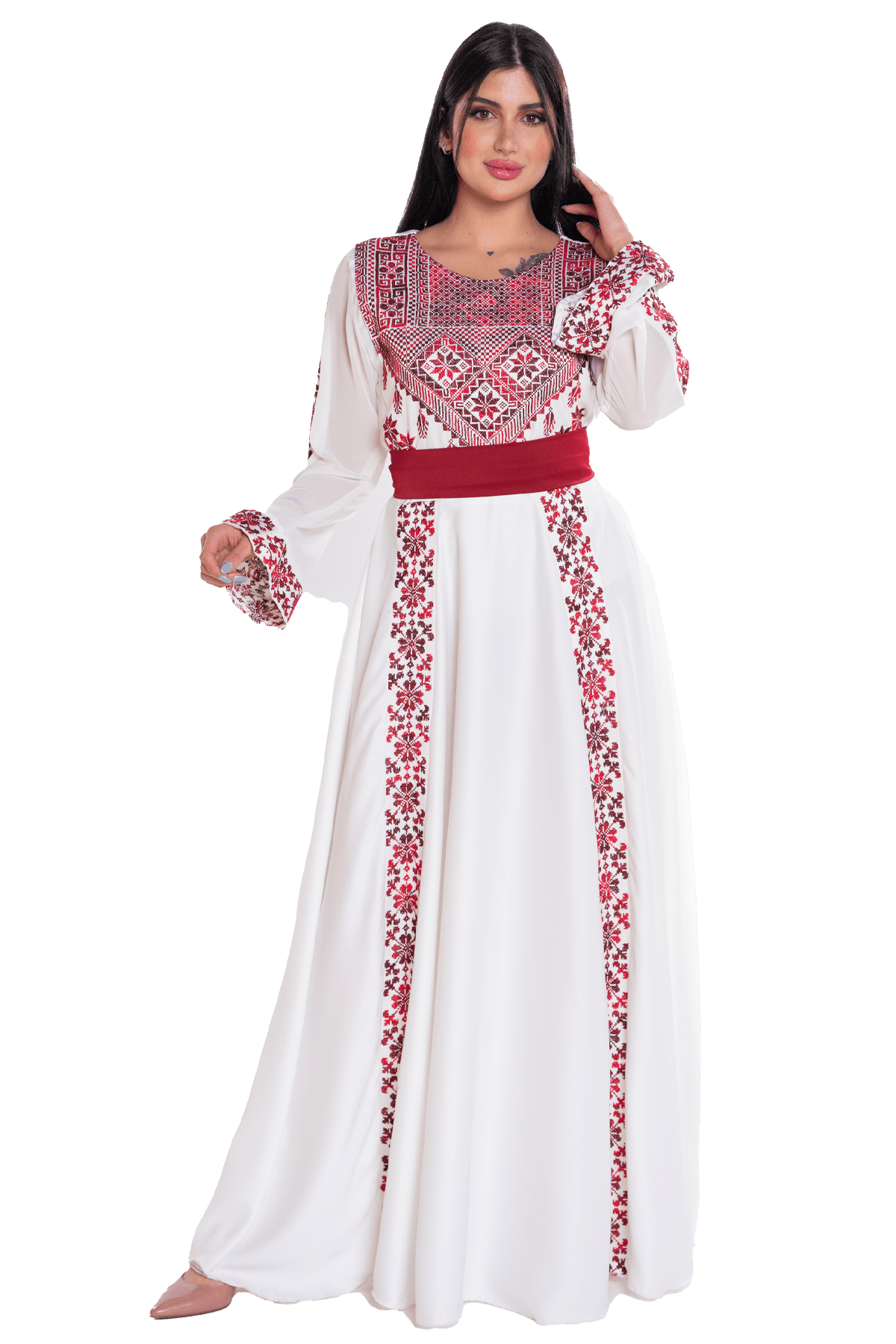 Hand-stitched Thoub