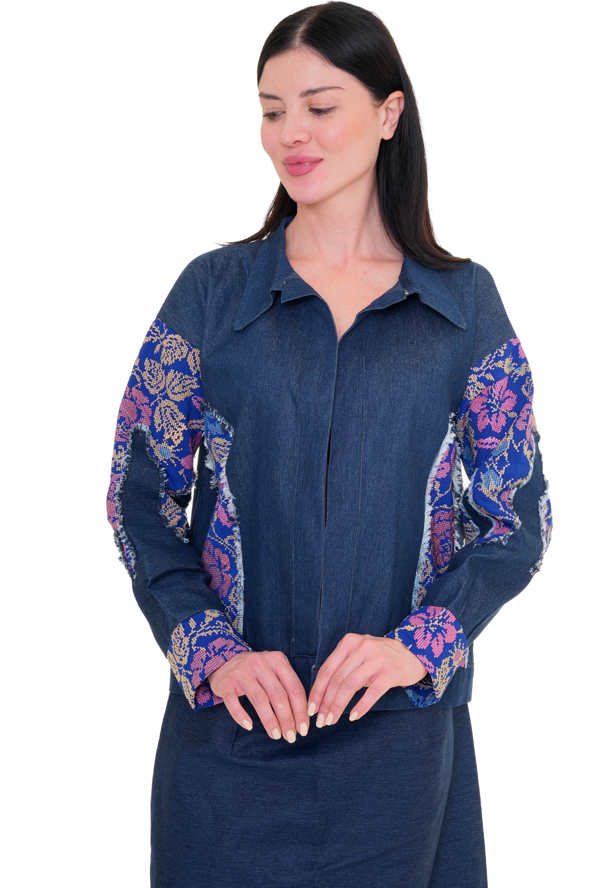 Embroidered Jeans set