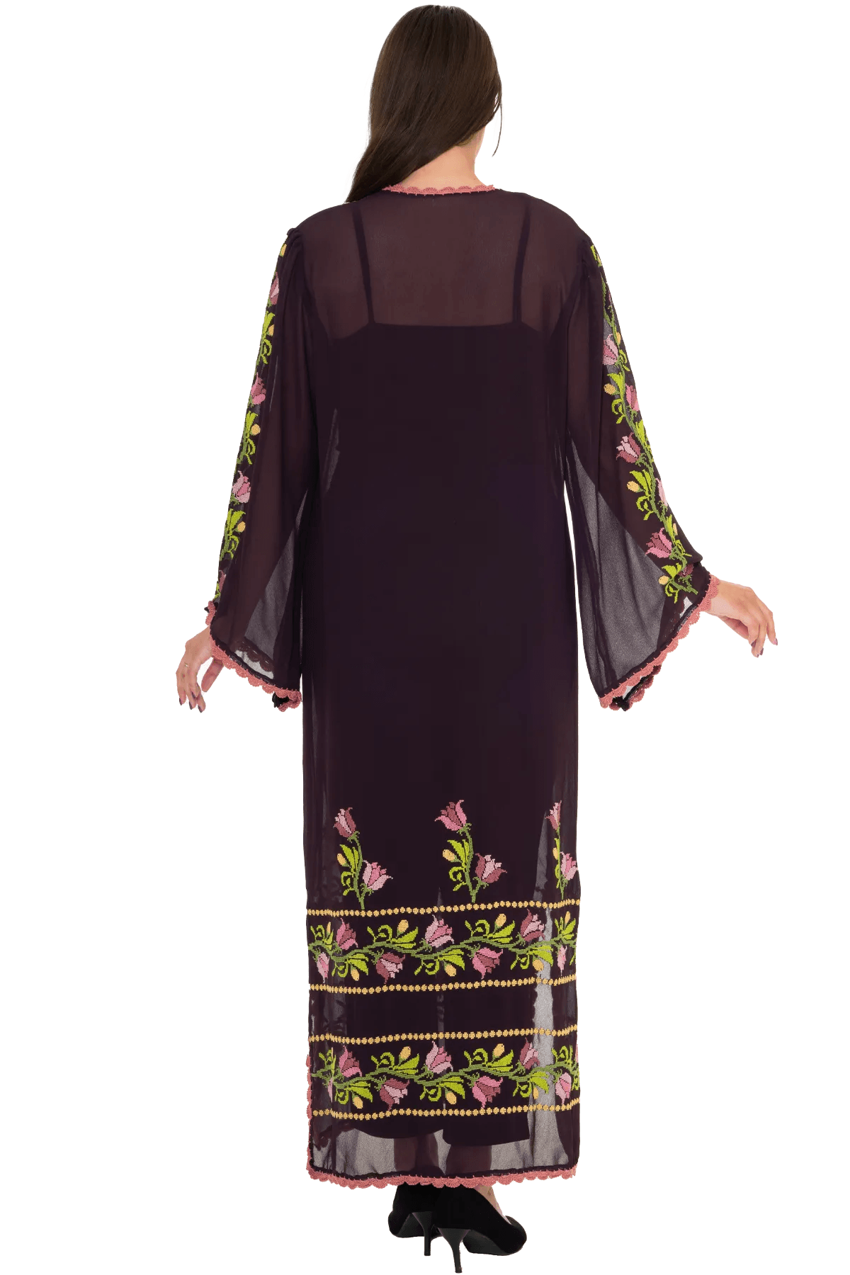 Hand-embroidered Chiffon