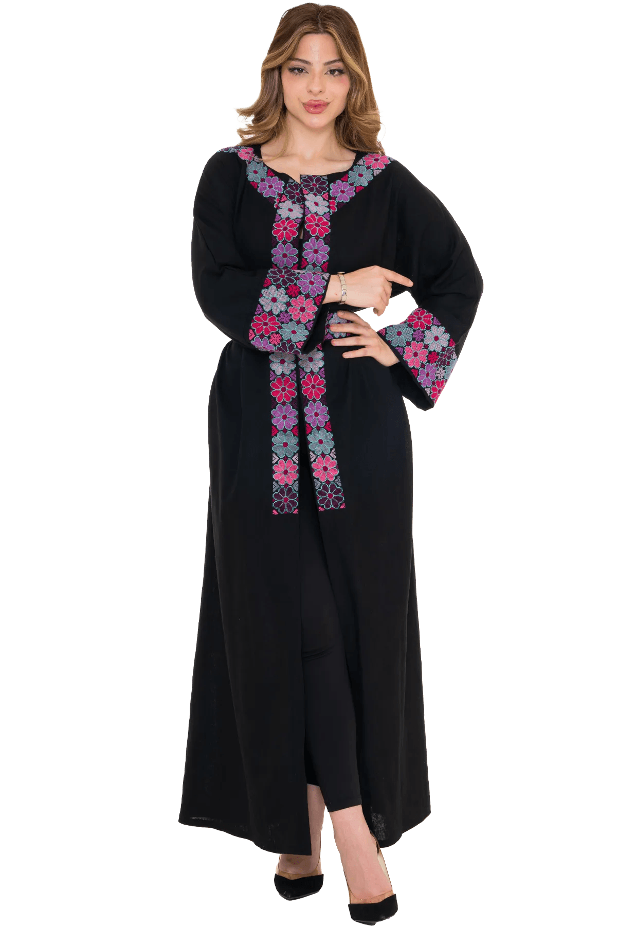 Hand-Embroidered Bisht