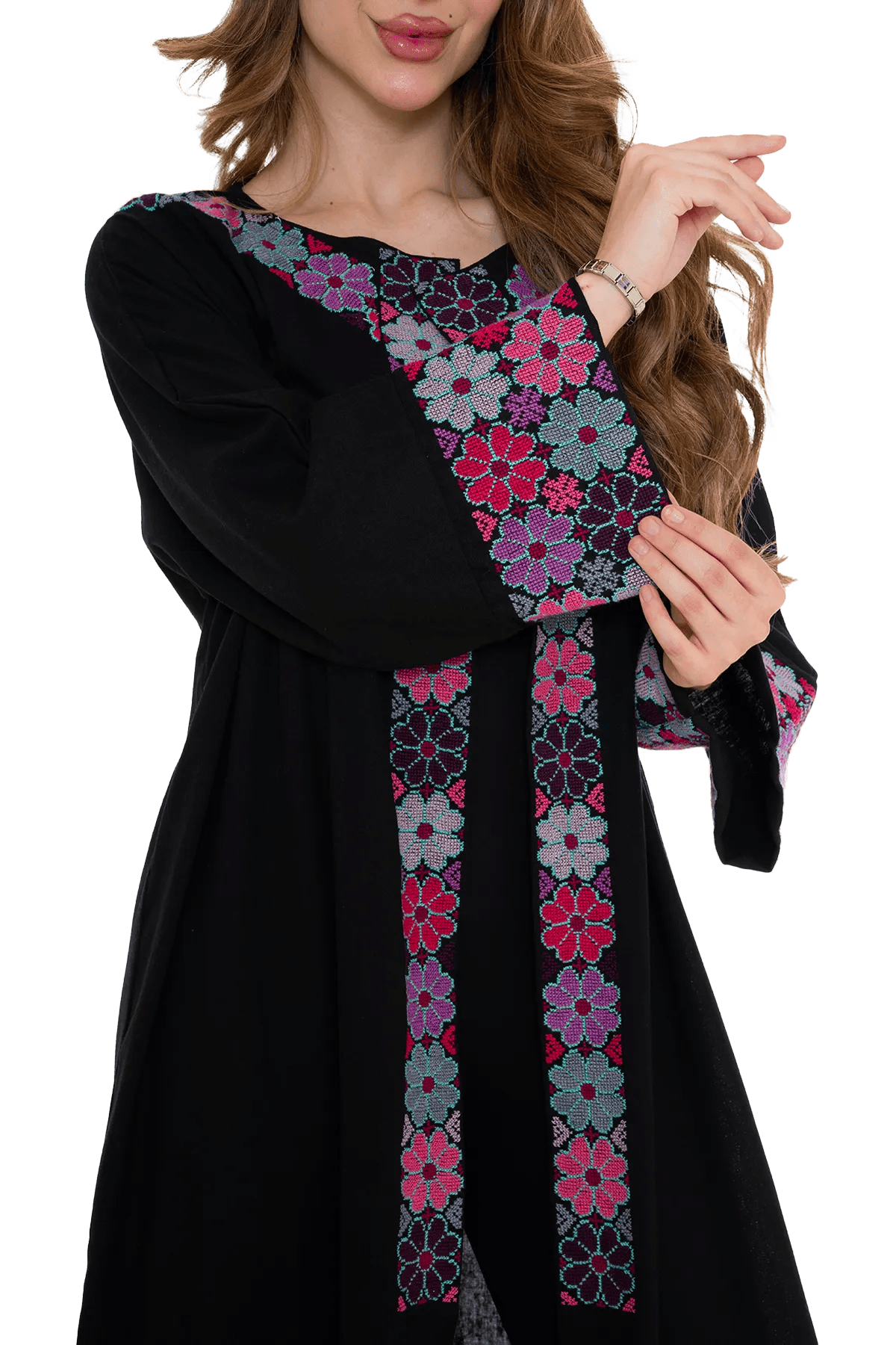 Hand-Embroidered Bisht