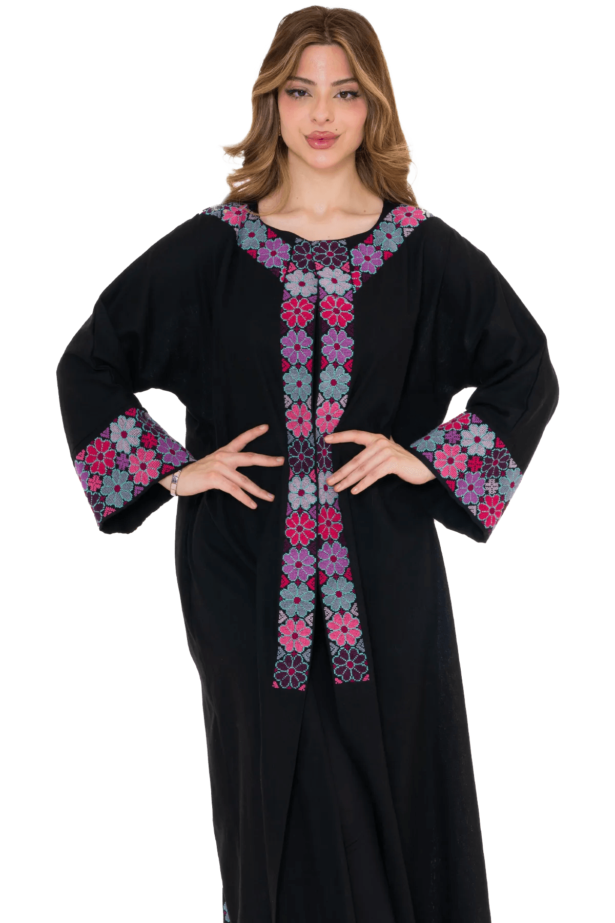 Hand-Embroidered Bisht