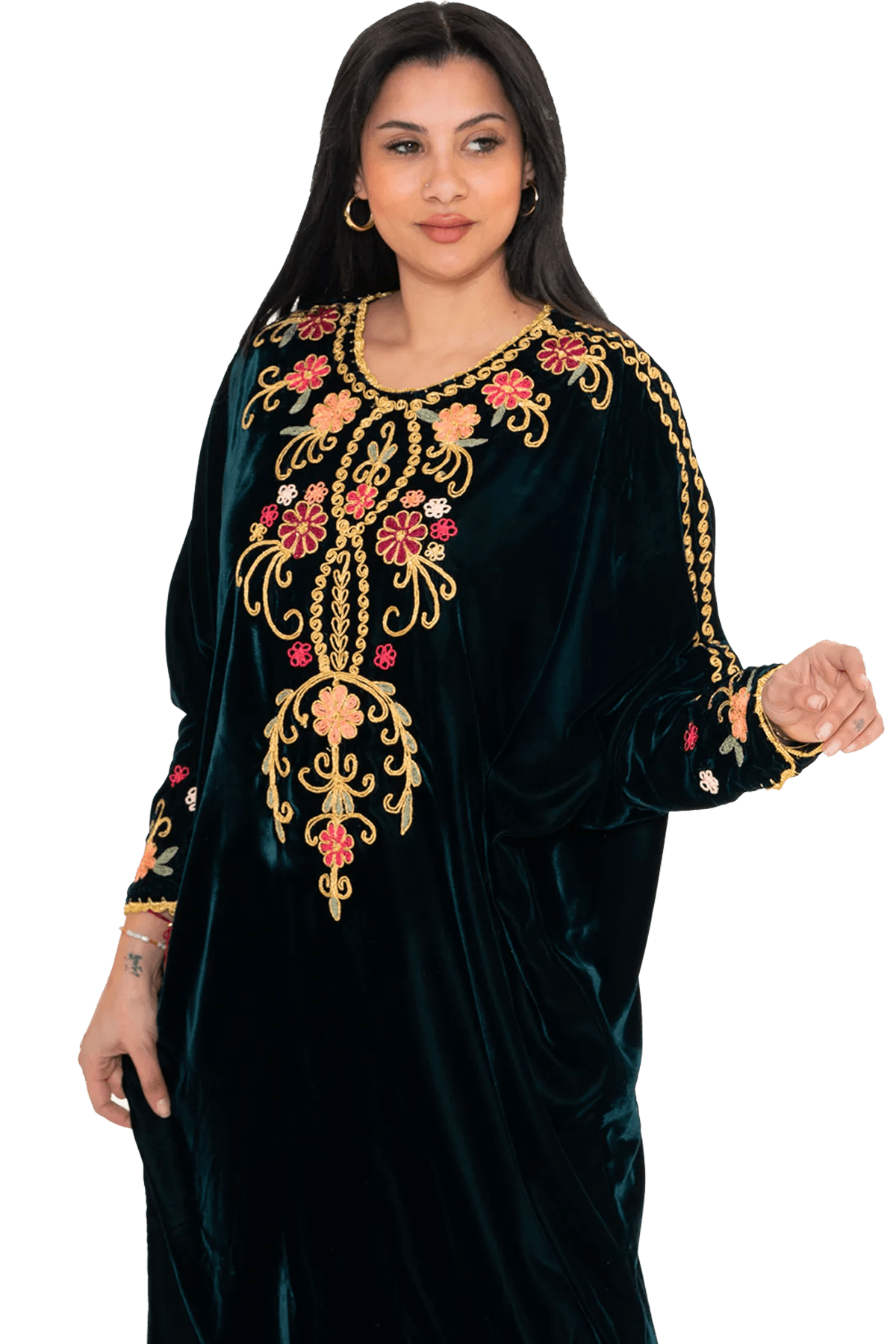 Hand stitched Kasab Jalabiya