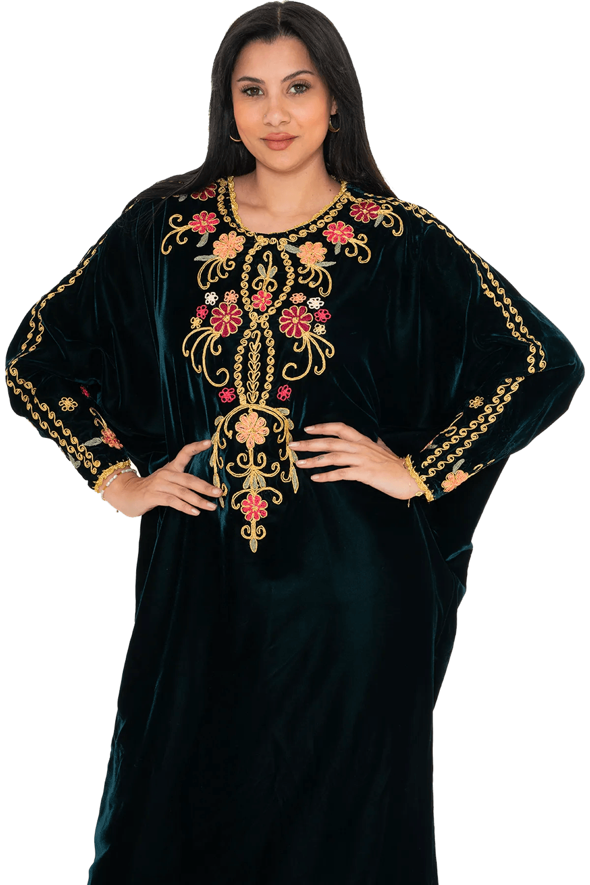 Hand stitched Kasab Jalabiya