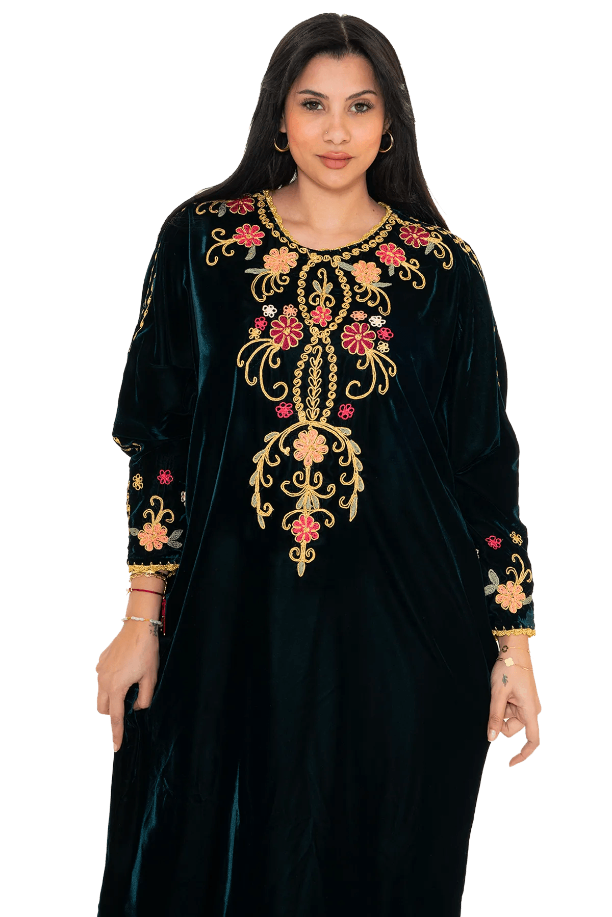 Hand stitched Kasab Jalabiya