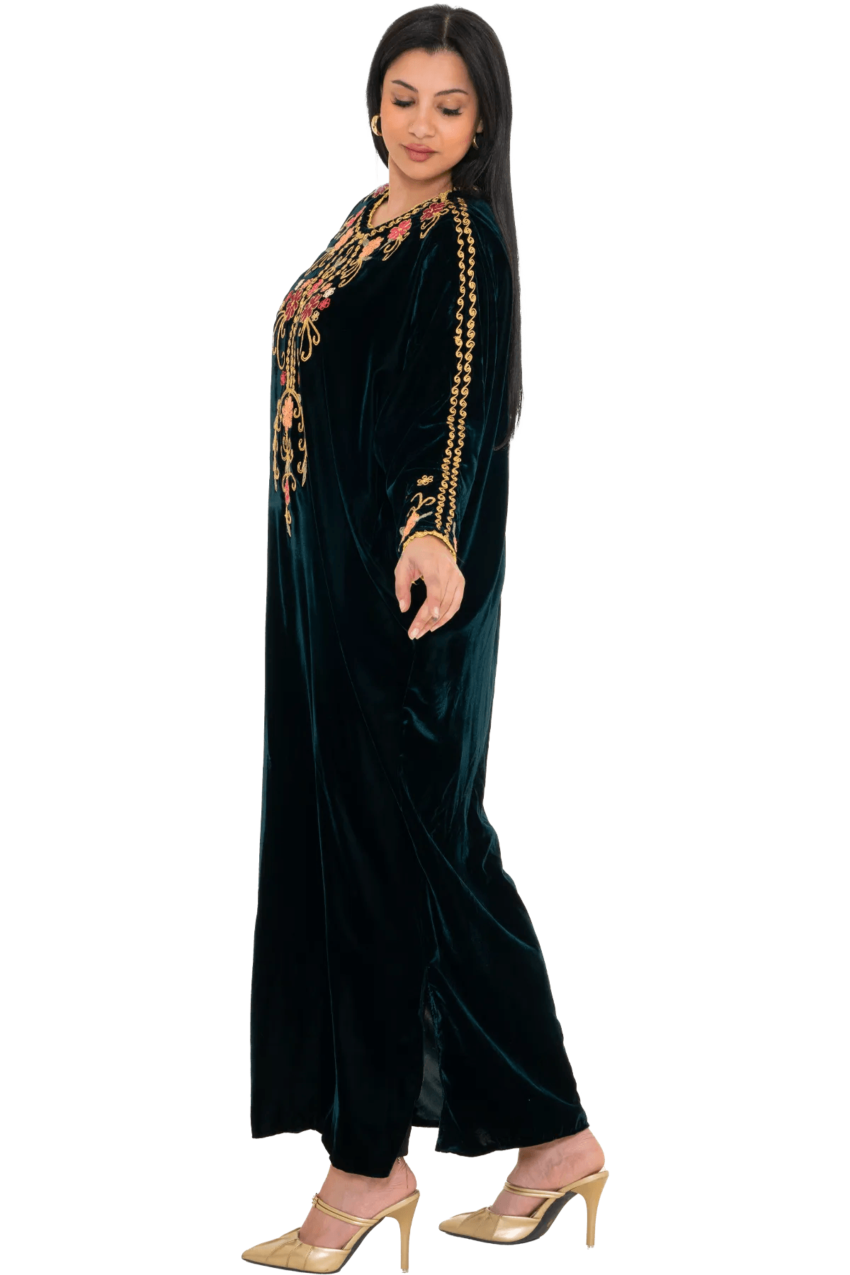 Hand stitched Kasab Jalabiya