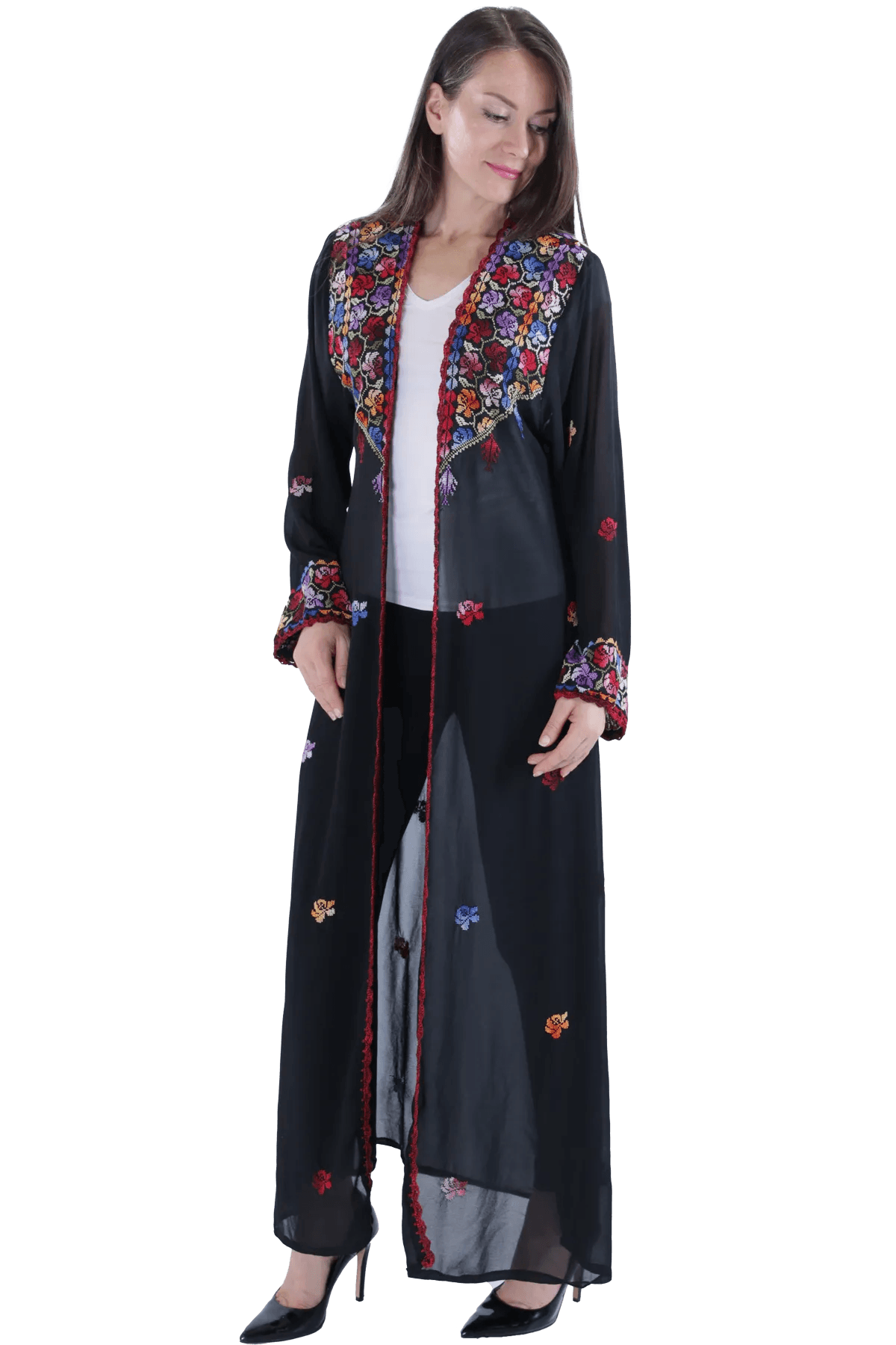 Hand-Embroidered Bisht