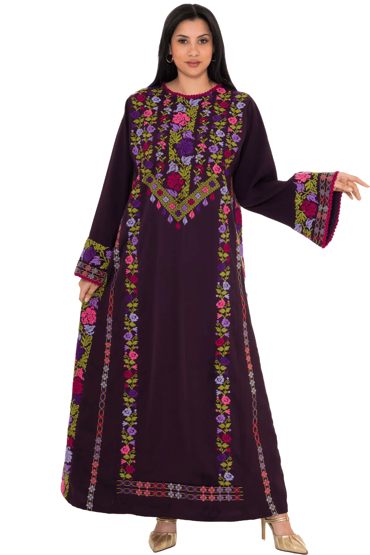 Hand-stitched Thoub