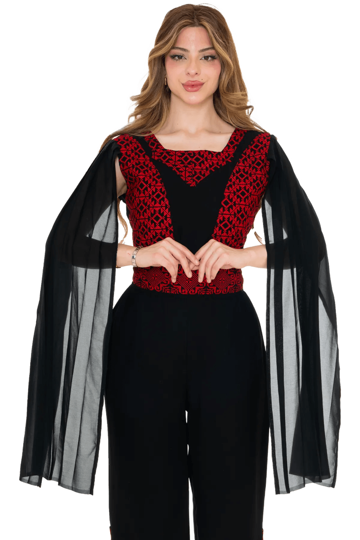 Machine-stitched black Jumpsuit