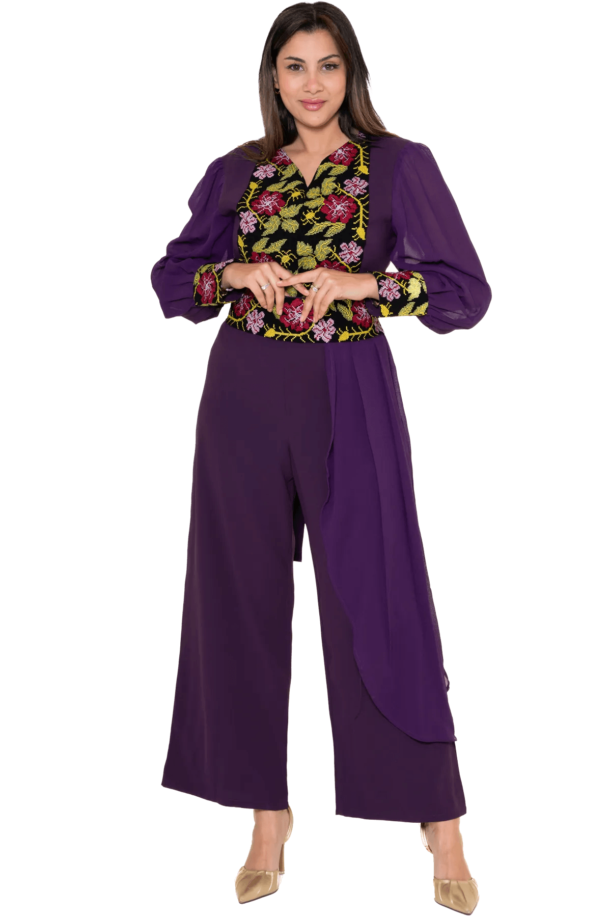 Machine-stitched Jumpsuit