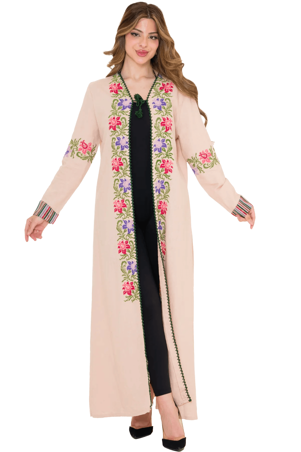 Beige bisht with Saya Hand-stitched