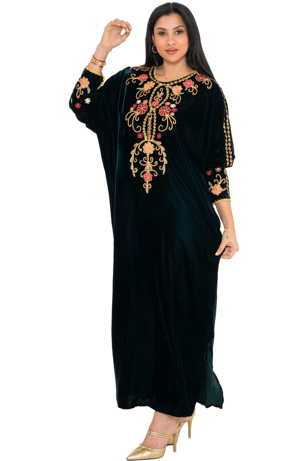 Hand stitched Kasab Jalabiya