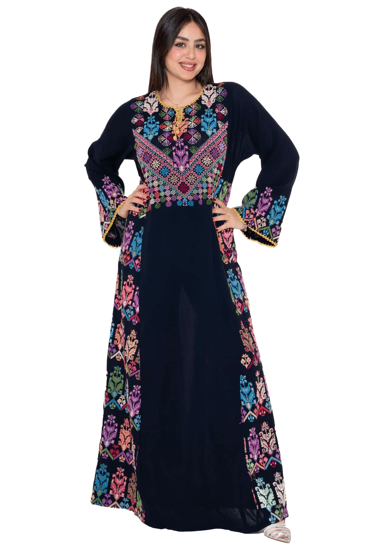 Hand-Stitched Banayeq Thoub