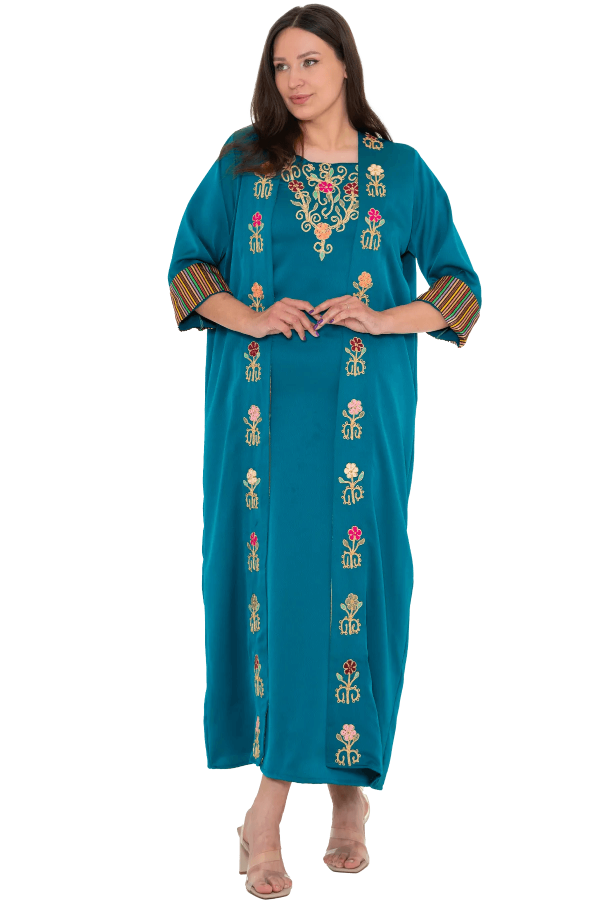 Hand stitched Kasab set