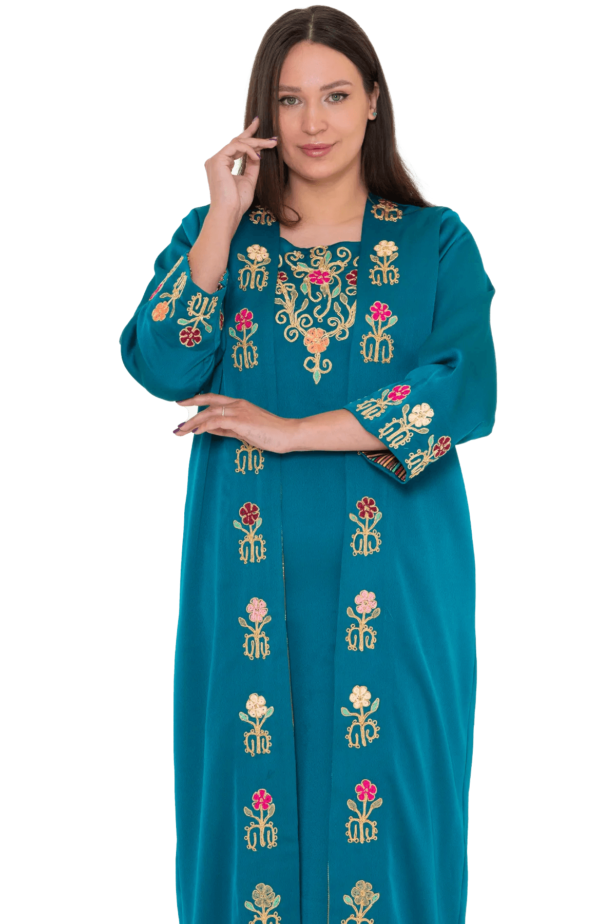 Hand stitched Kasab set