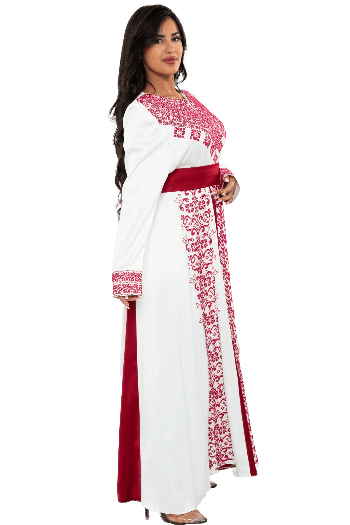 Satin Hand-stitched dress