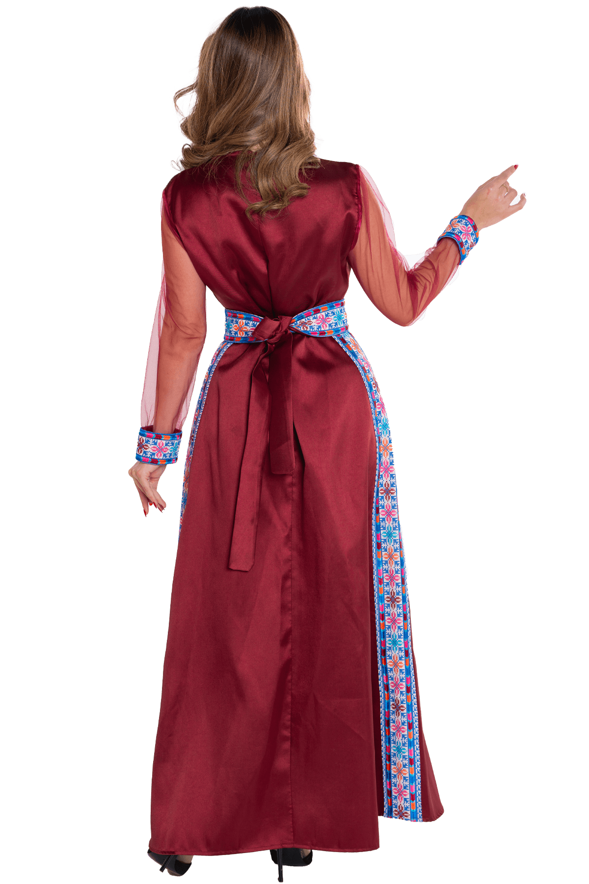 Doll Machine-stitched dress