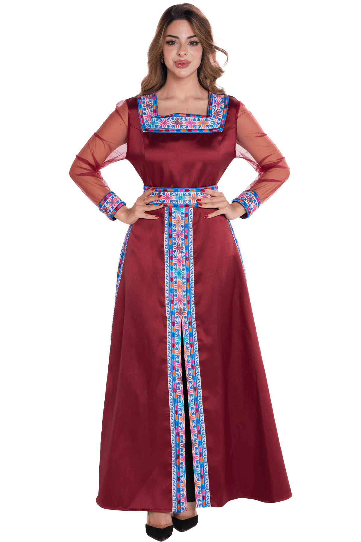 Doll Machine-stitched dress