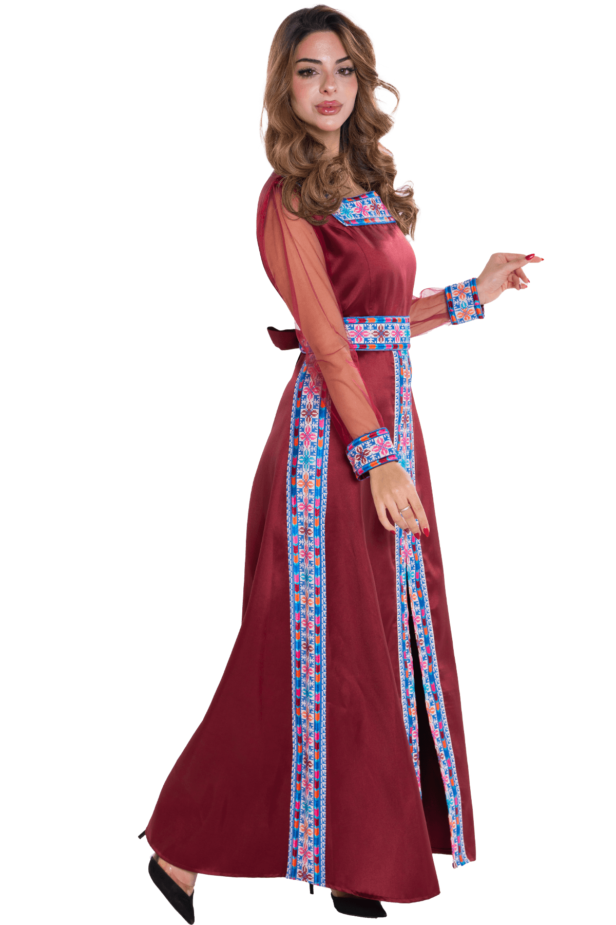 Doll Machine-stitched dress