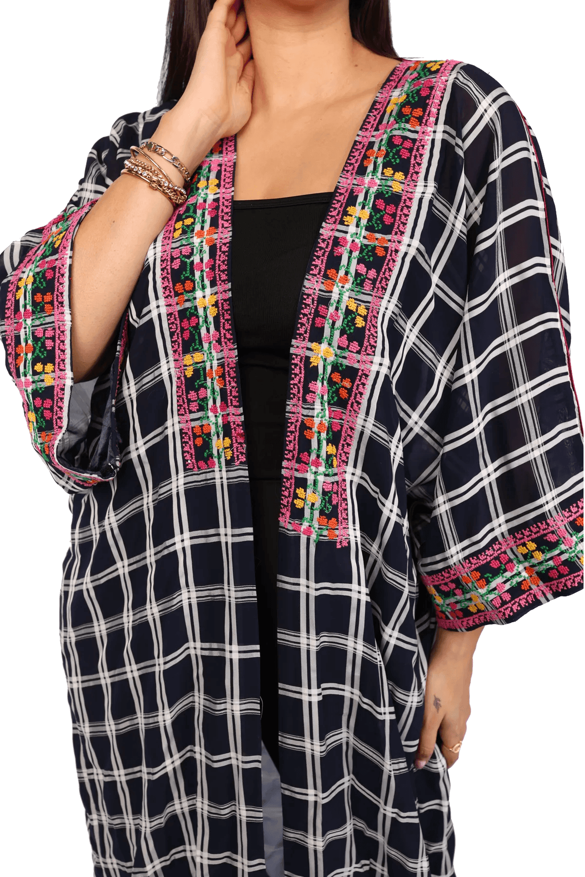Hand-Embroidered Bisht - Tatreez Store