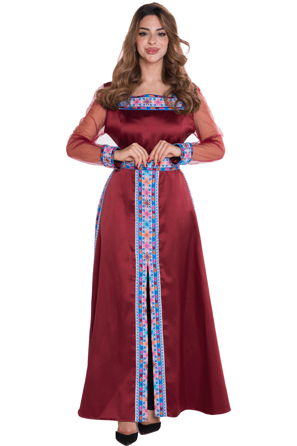 Doll Machine-stitched dress