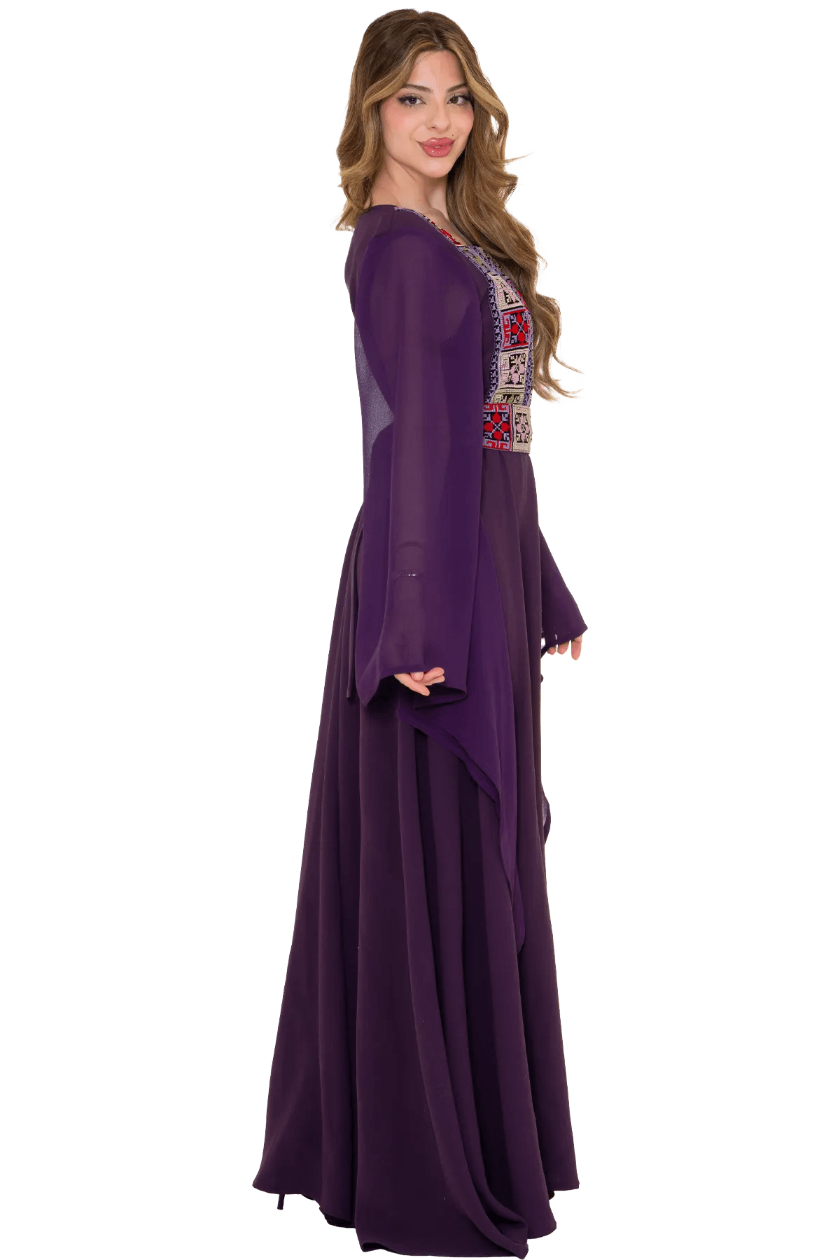 Fallahi navy dress
