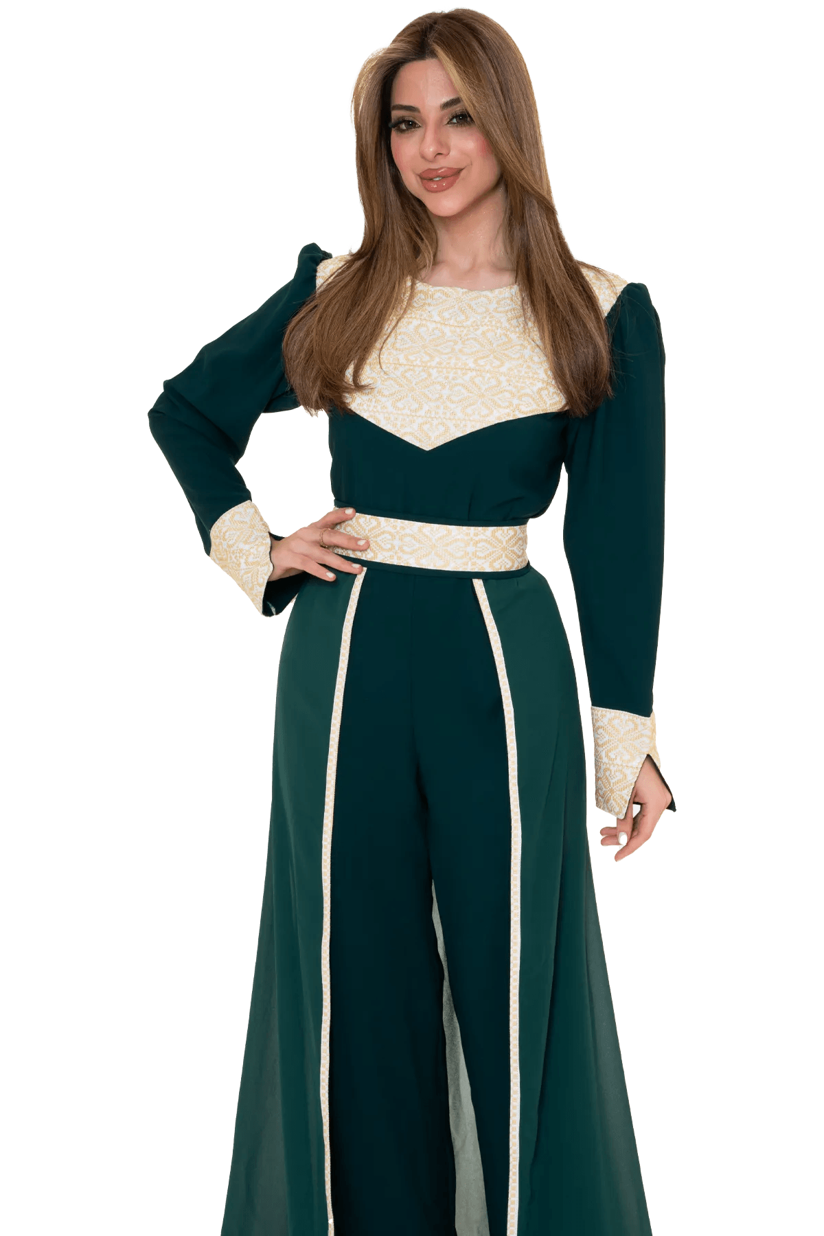 Machine-stitched Jumpsuit (%)