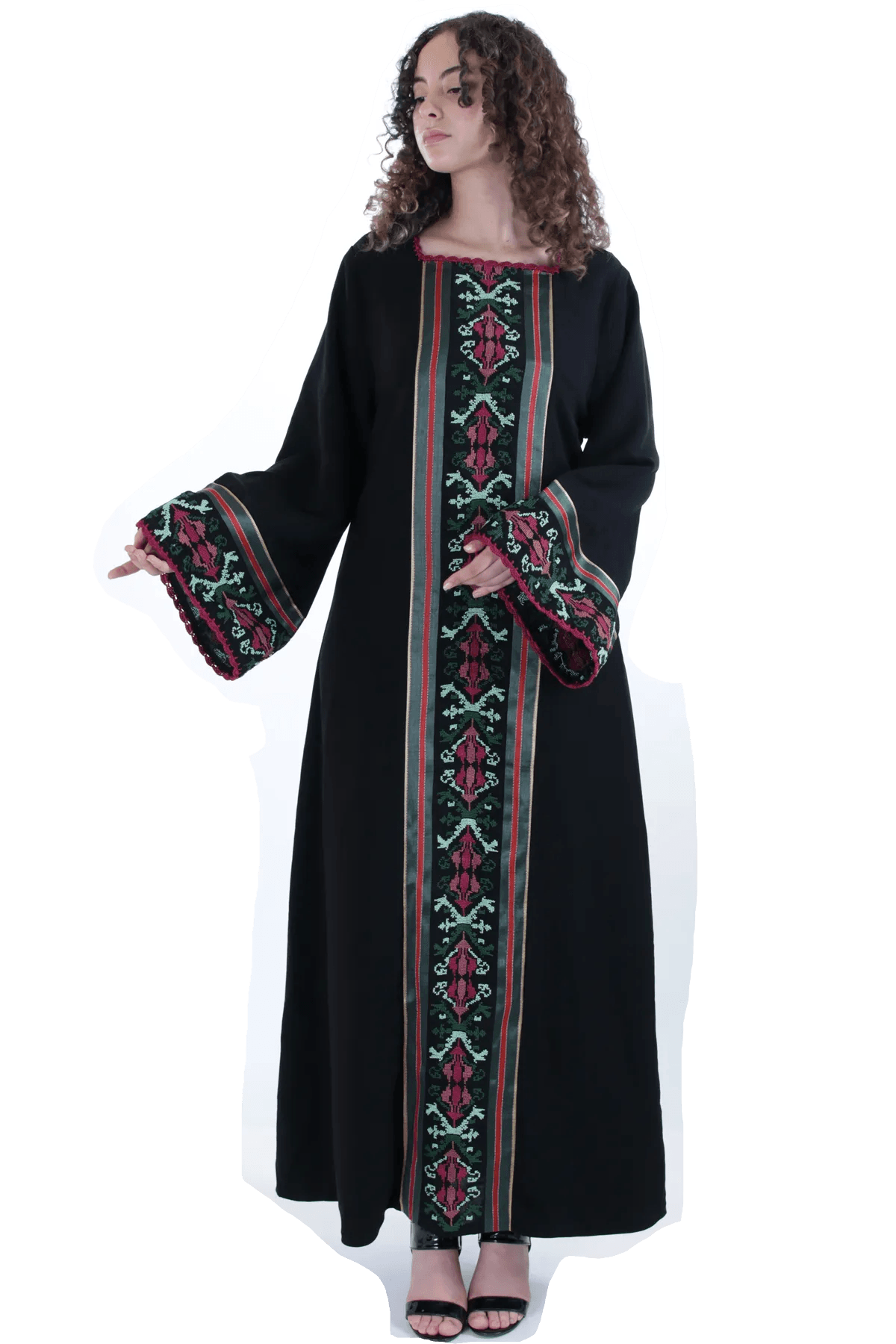 Hand embroidered Thoub