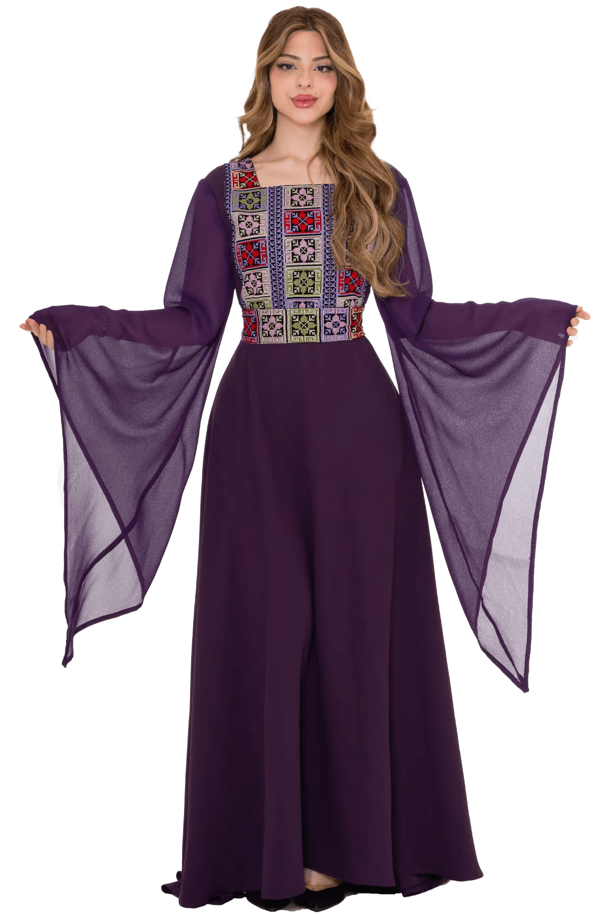 Fallahi navy dress