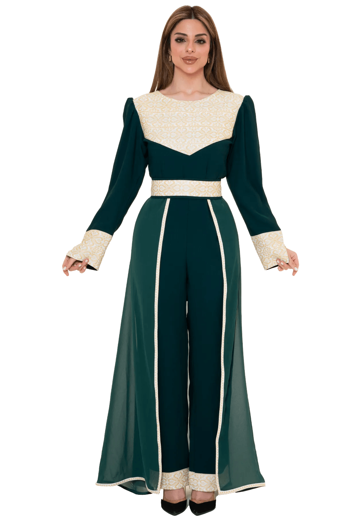 Machine-stitched Jumpsuit (%)