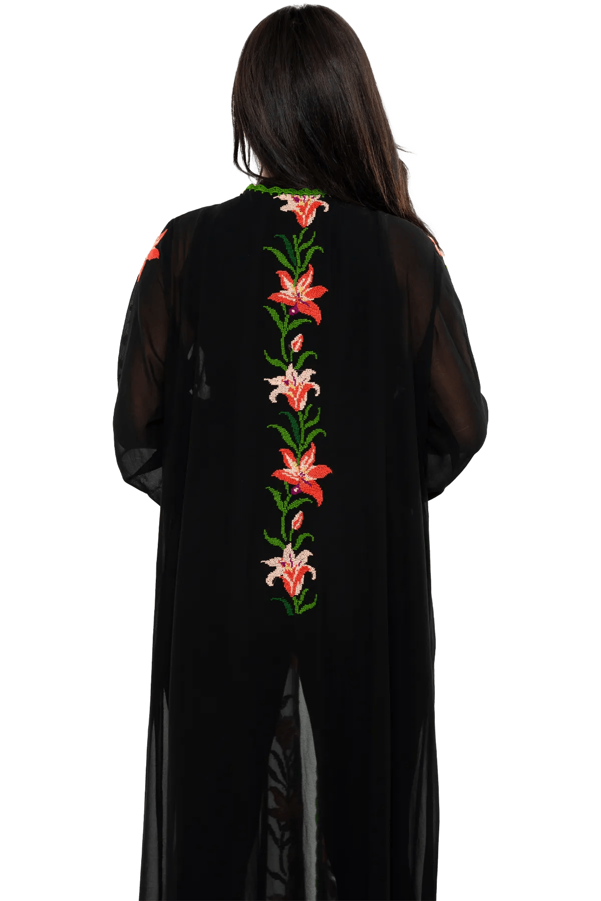 Hand-Embroidered Bisht
