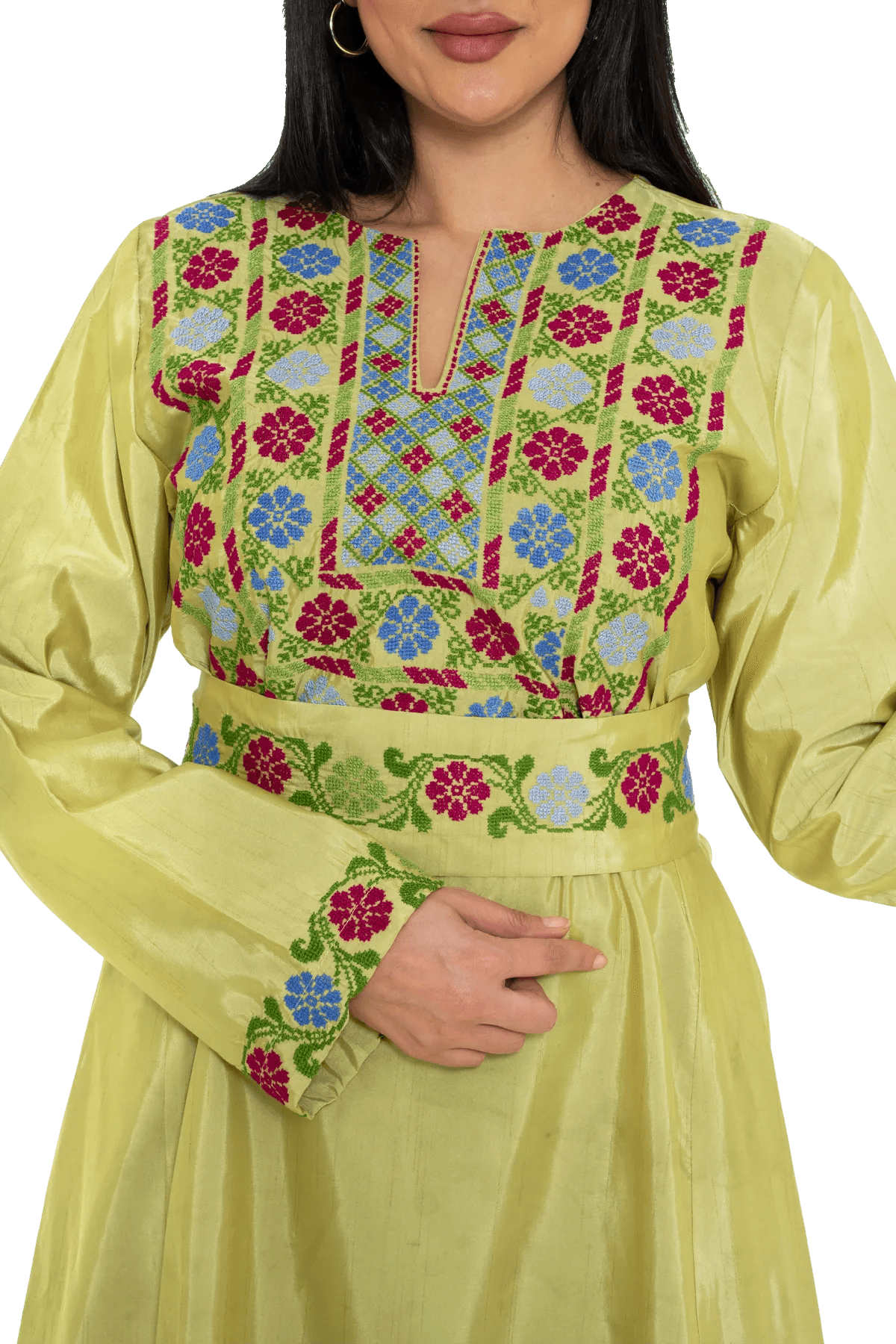 Hand-stitched Tafta Thoub