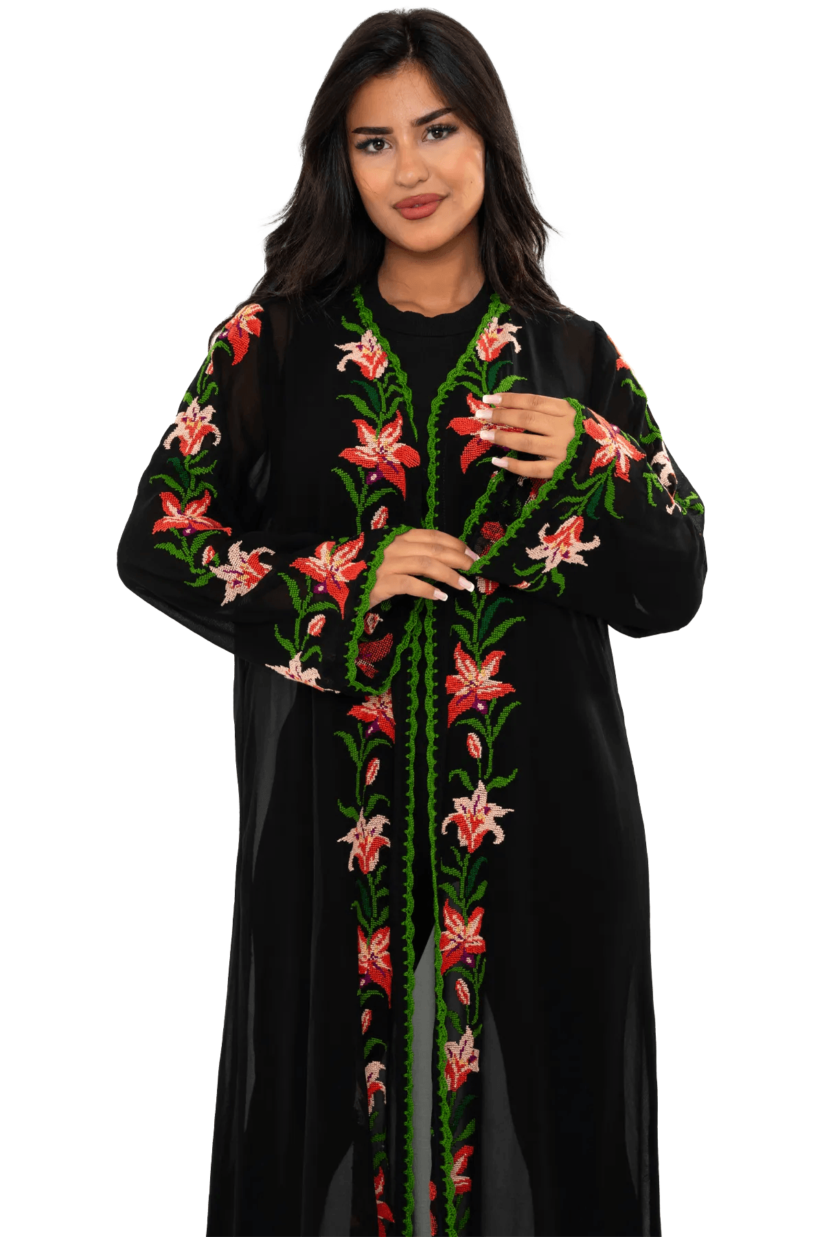 Hand-Embroidered Bisht