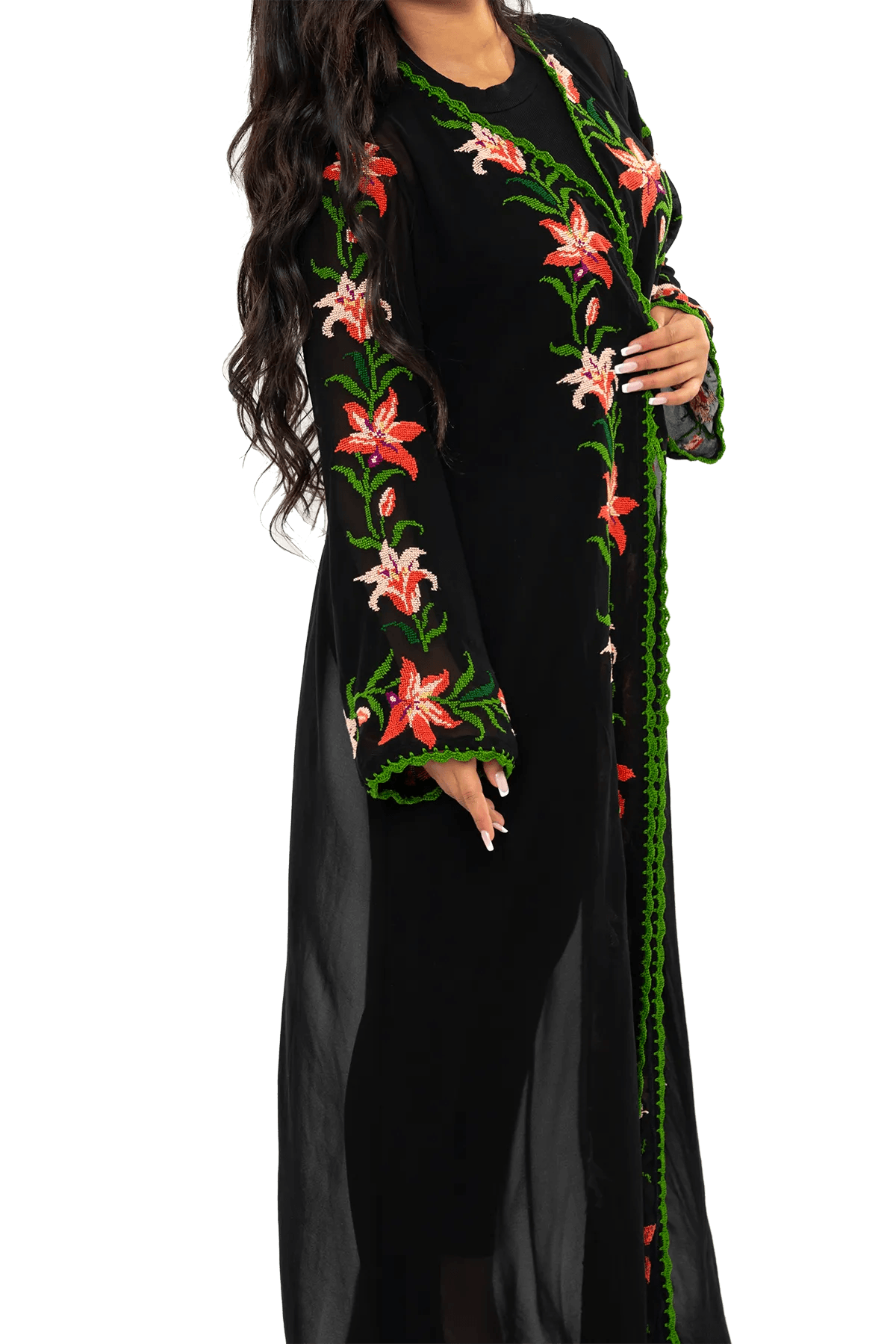Hand-Embroidered Bisht
