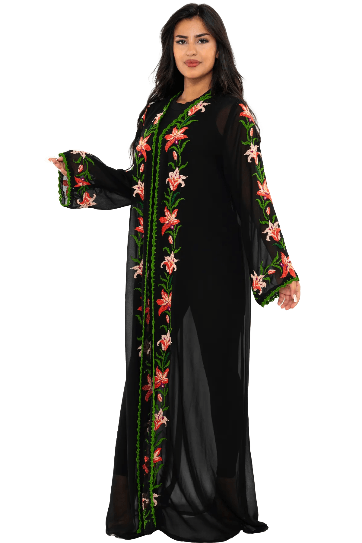 Hand-Embroidered Bisht