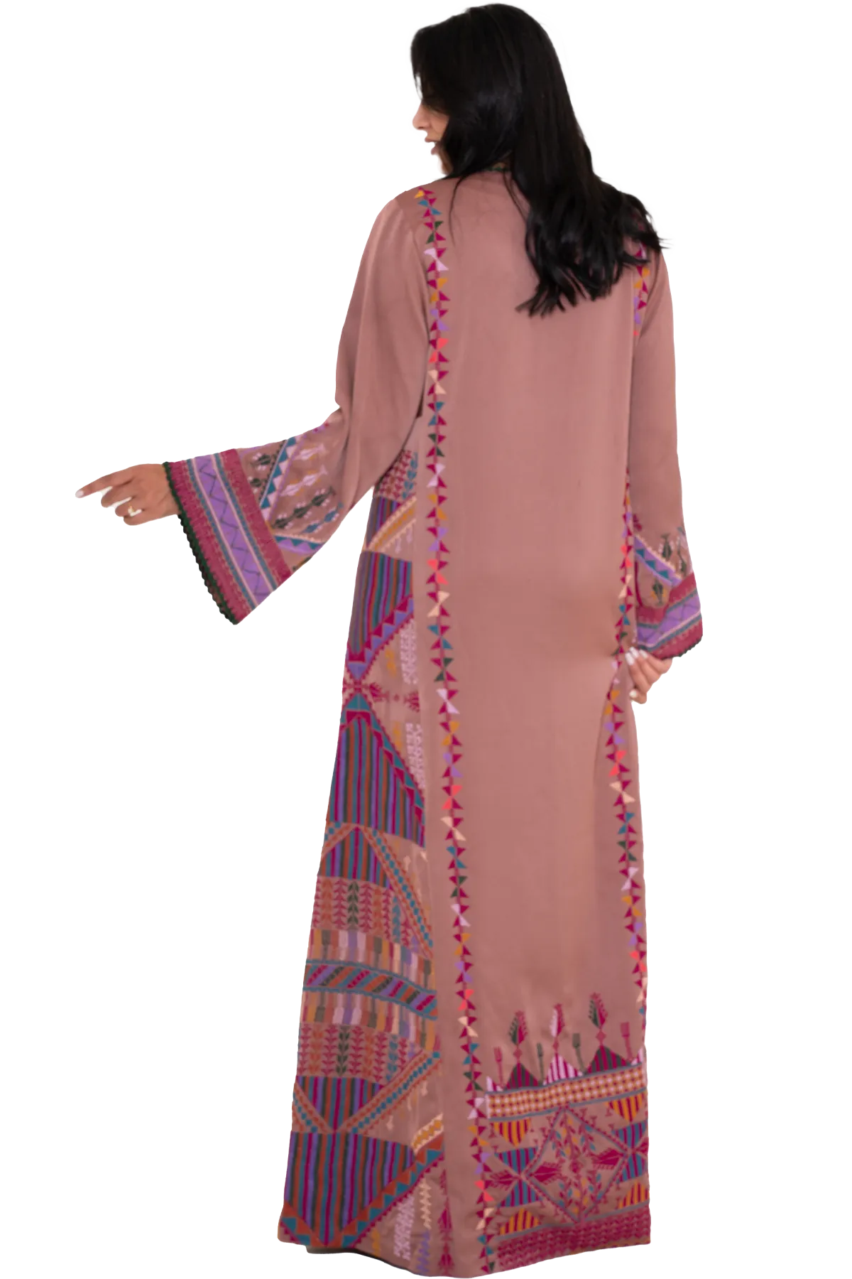 Hand-stitched Thoub