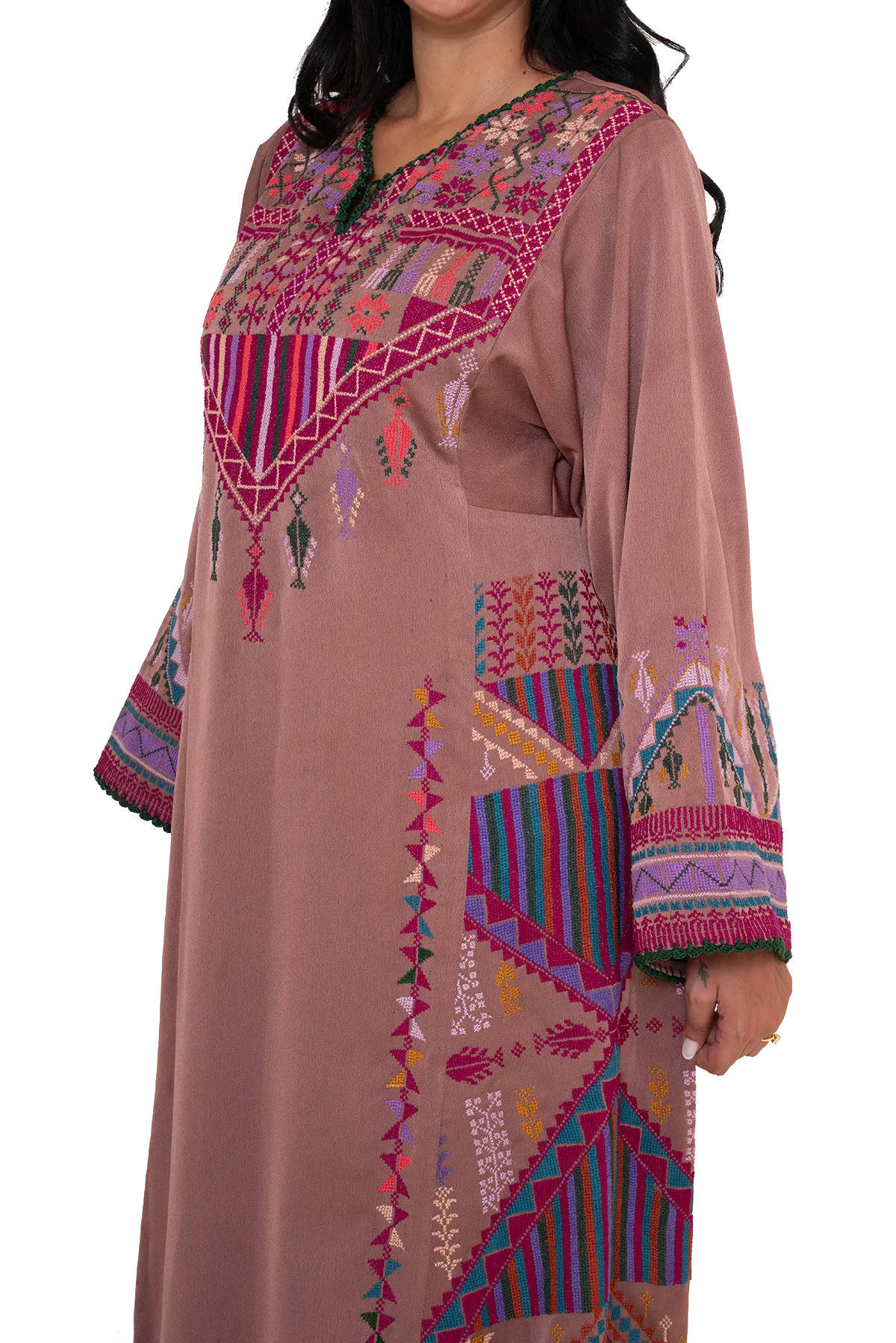 Hand-stitched Thoub
