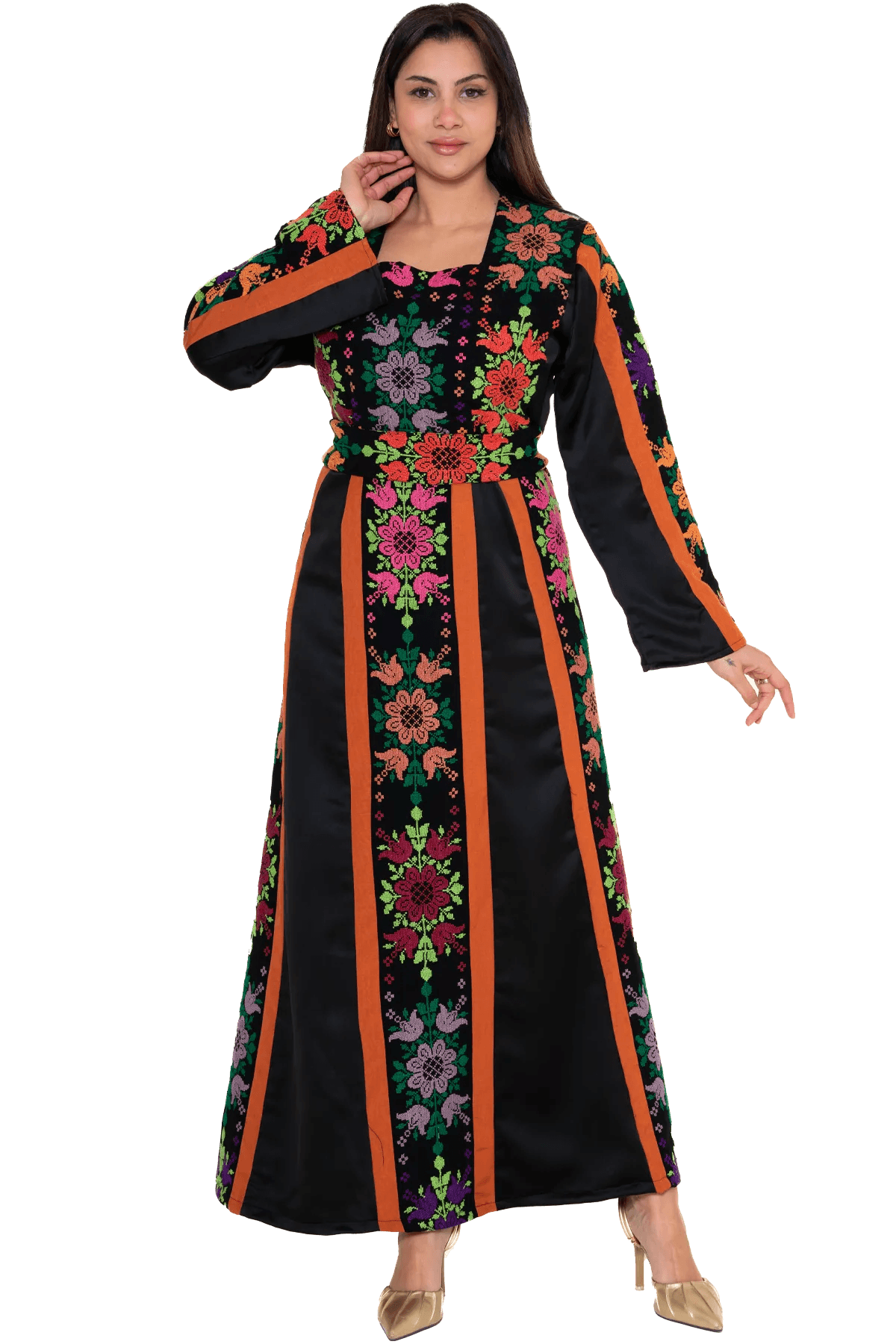Hand-stitched thoub