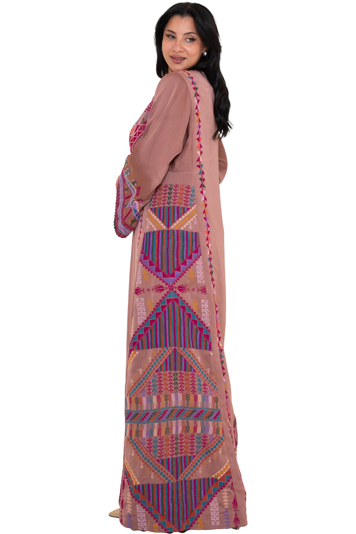 Hand-stitched Thoub