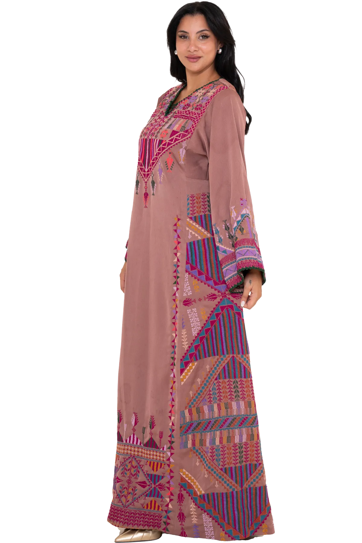 Hand-stitched Thoub