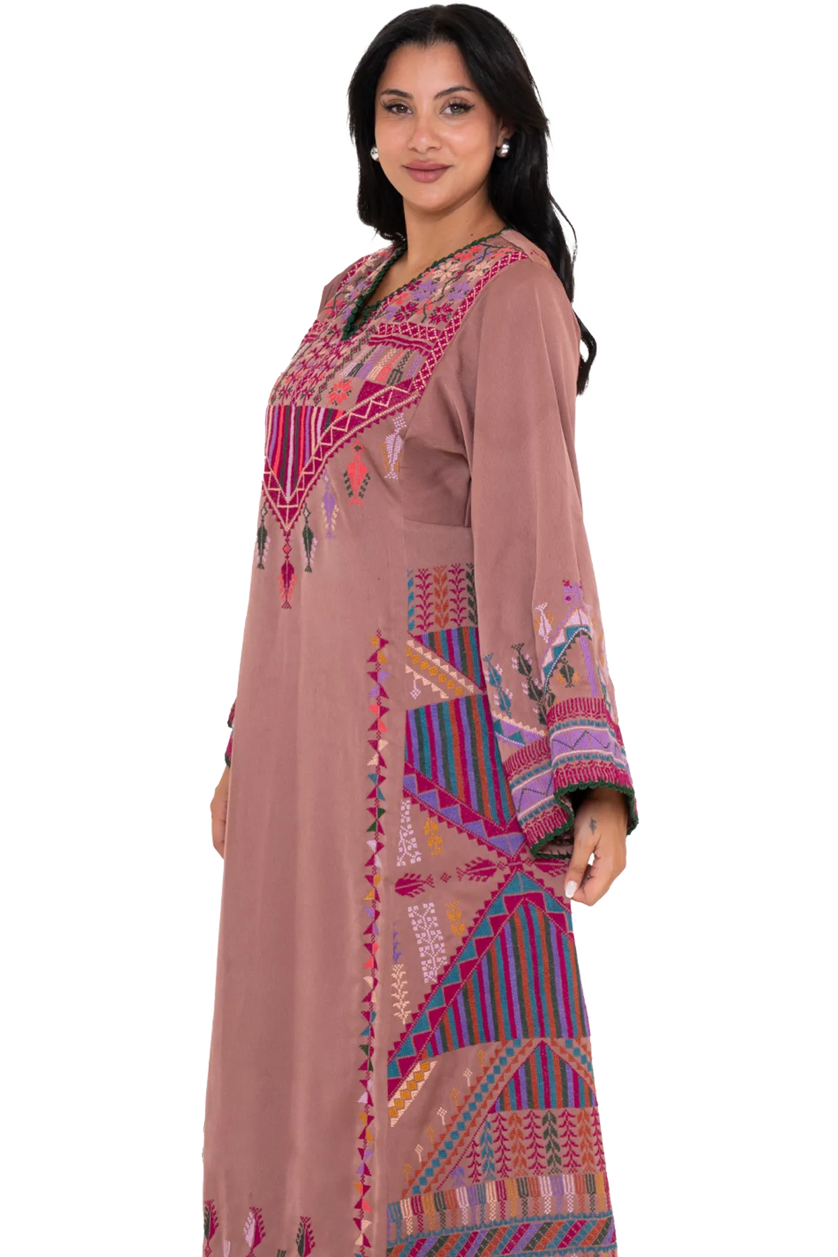 Hand-stitched Thoub