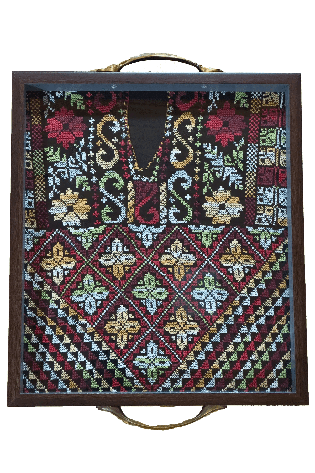 Hand-Embroidered tray - Tatreez Store